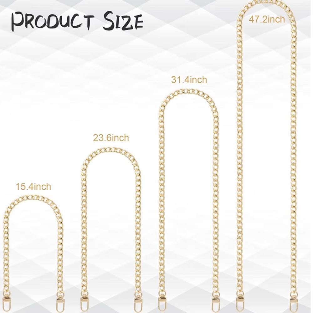 Elegant Gold Chain bag strap/bag chain - Picture 4 of 4